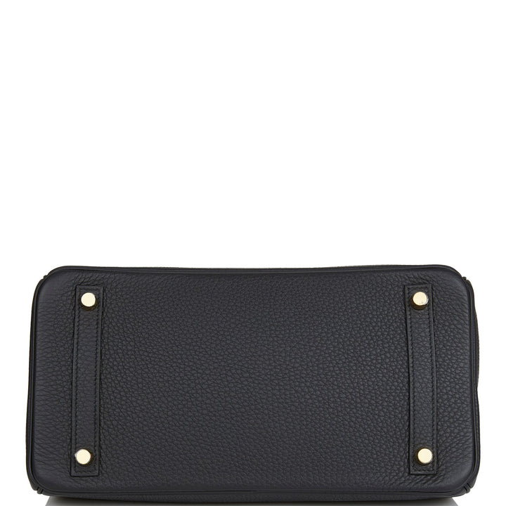 Hermes Birkin 30 Black Togo Gold Hardware