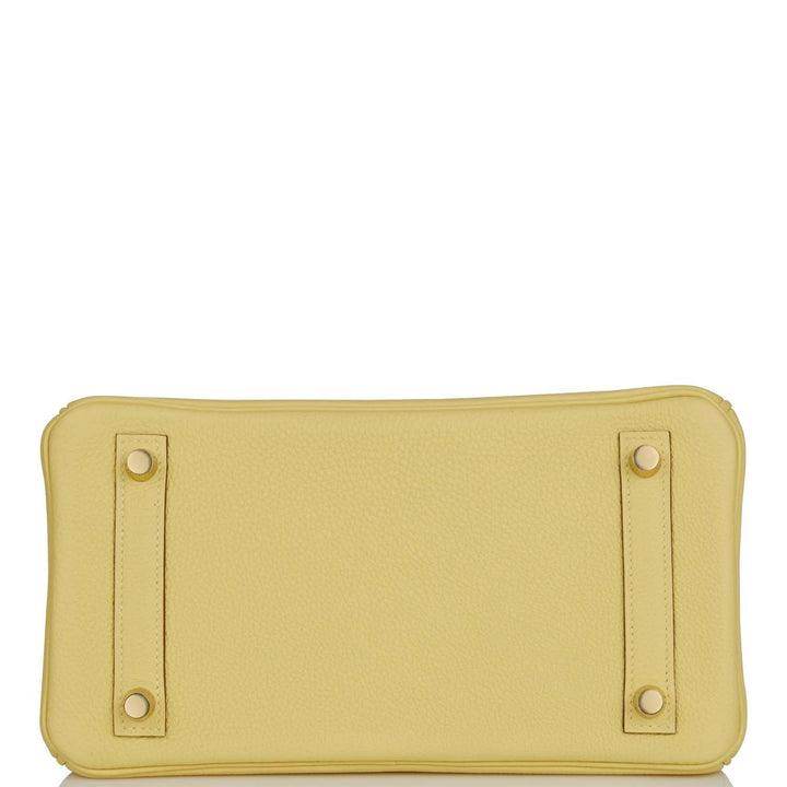 Hermes Birkin 25 Jaune Poussin Togo Gold Hardware