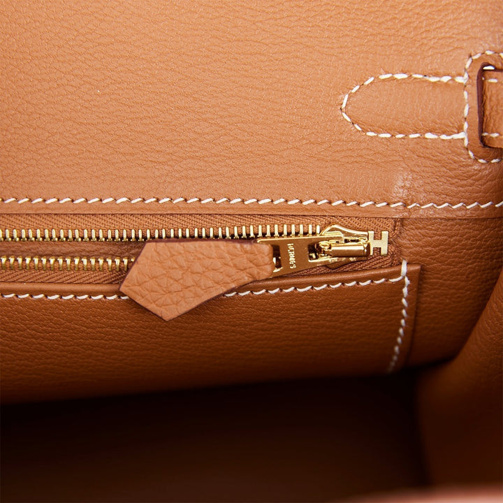Hermes Birkin 25 Gold Togo Gold Hardware