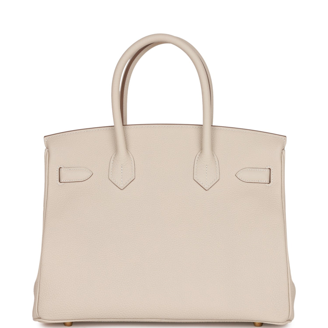 Hermès Birkin 30 Craie Togo Gold Hardware
