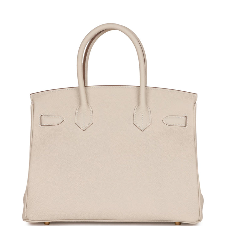 Hermès Birkin 30 Craie Togo Gold Hardware