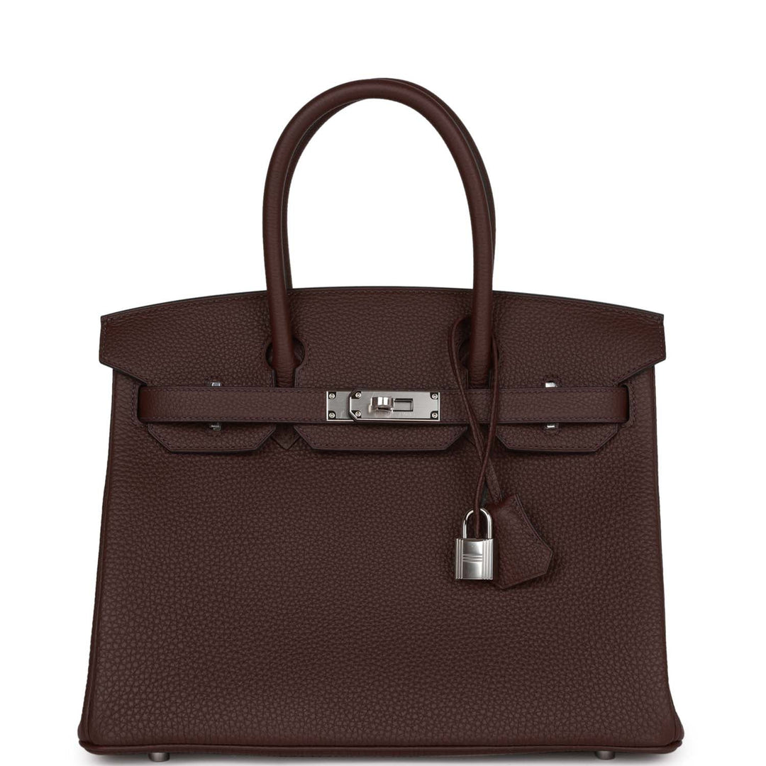top quality Hermes Birkin 30 Rouge Sellier Togo Palladium Hardware