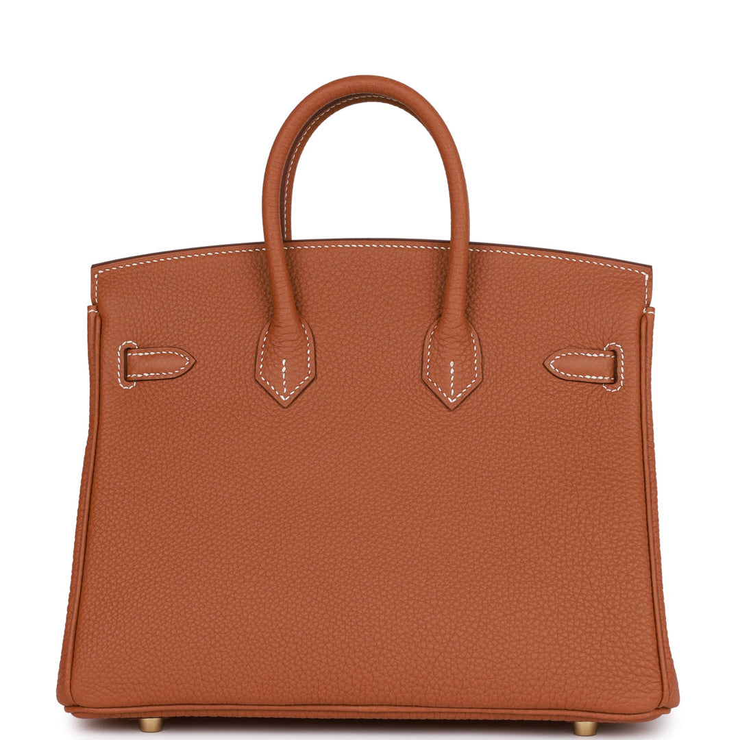 Hermes Birkin 25 Gold Togo Gold Hardware