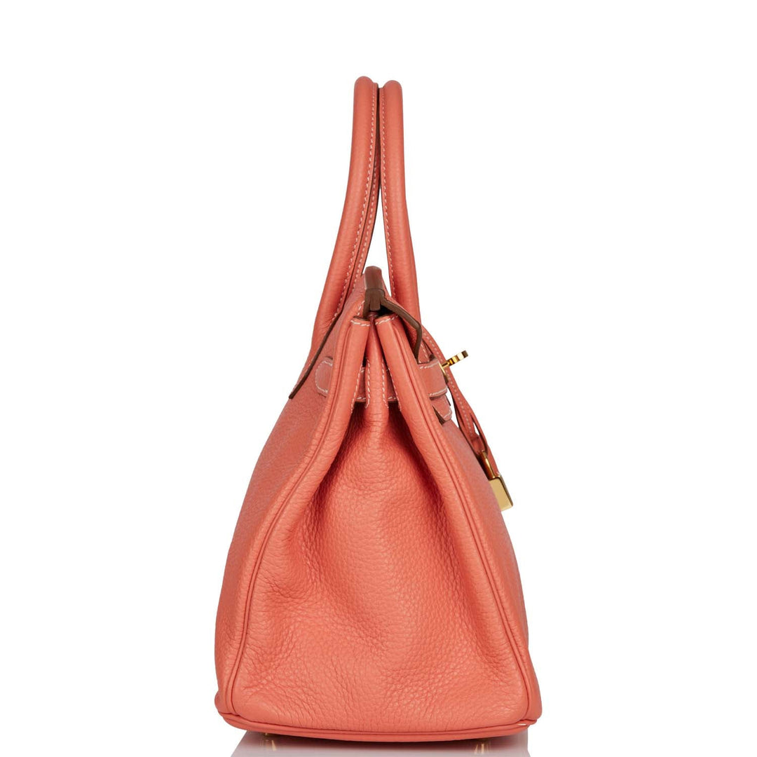 Hermes Birkin 30 Crevette Clemence Gold Hardware
