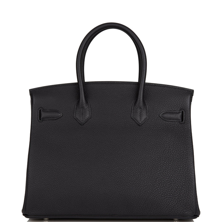 Hermes Birkin 30 Black Togo Palladium Hardware