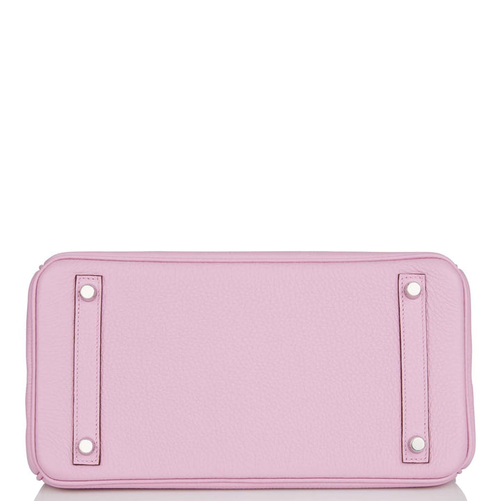 Hermes Birkin 30 Mauve Sylvestre Clemence Palladium Hardware