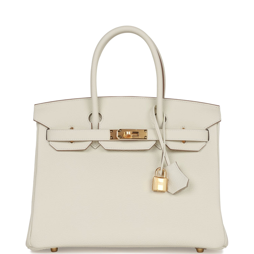 top quality Hermes Birkin 30 Mushroom Togo Gold Hardware