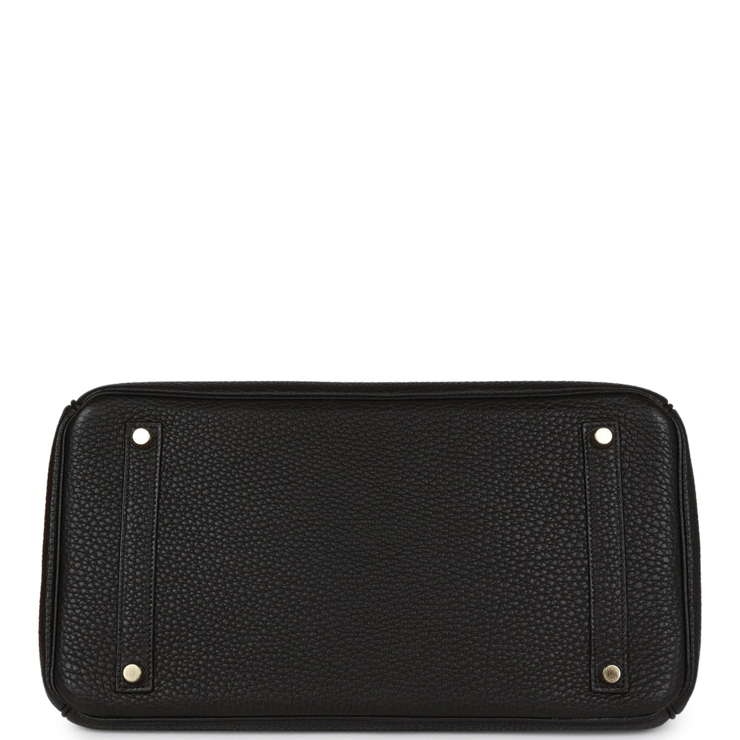 Top quality Hermes Birkin 35 Black Togo Gold Hardware
