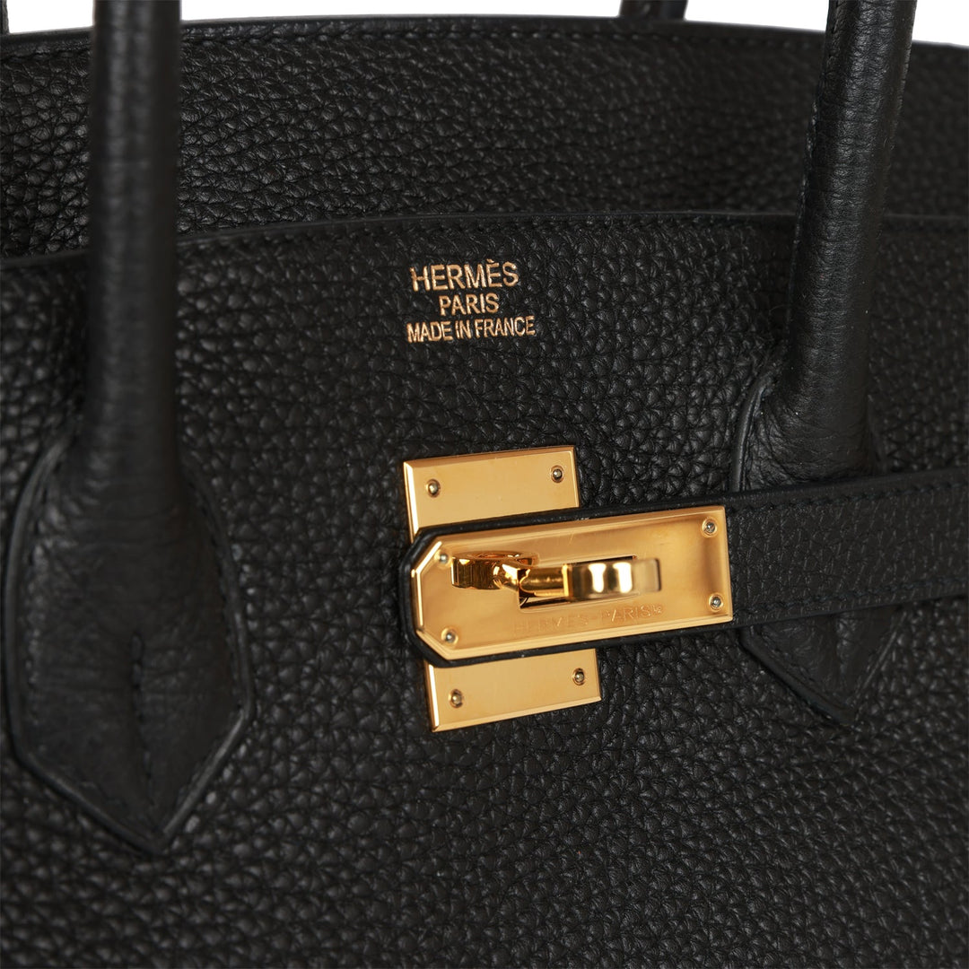 Top quality Hermes Birkin 35 Black Togo Gold Hardware