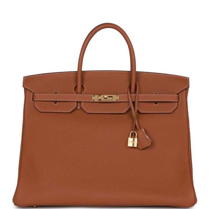 Top quality Hermes Birkin 40 Gold Togo Gold Hardware