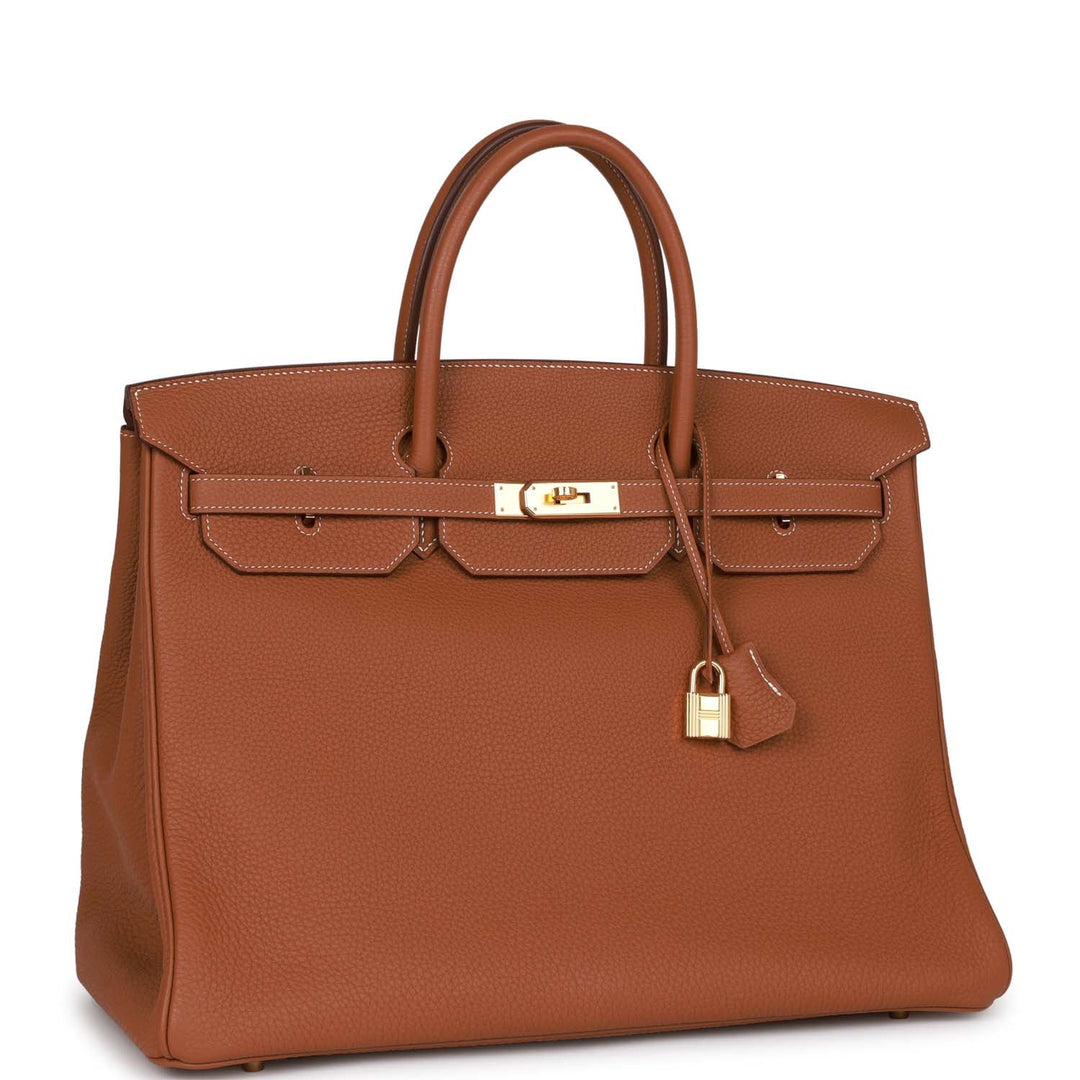 Top quality Hermes Birkin 40 Gold Togo Gold Hardware