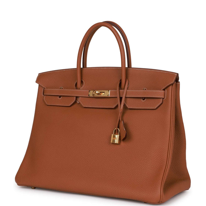 Top quality Hermes Birkin 40 Gold Togo Gold Hardware