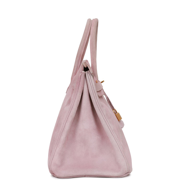 Vintage Top quality Hermes Birkin 35 Lilac Doblis Gold Hardware
