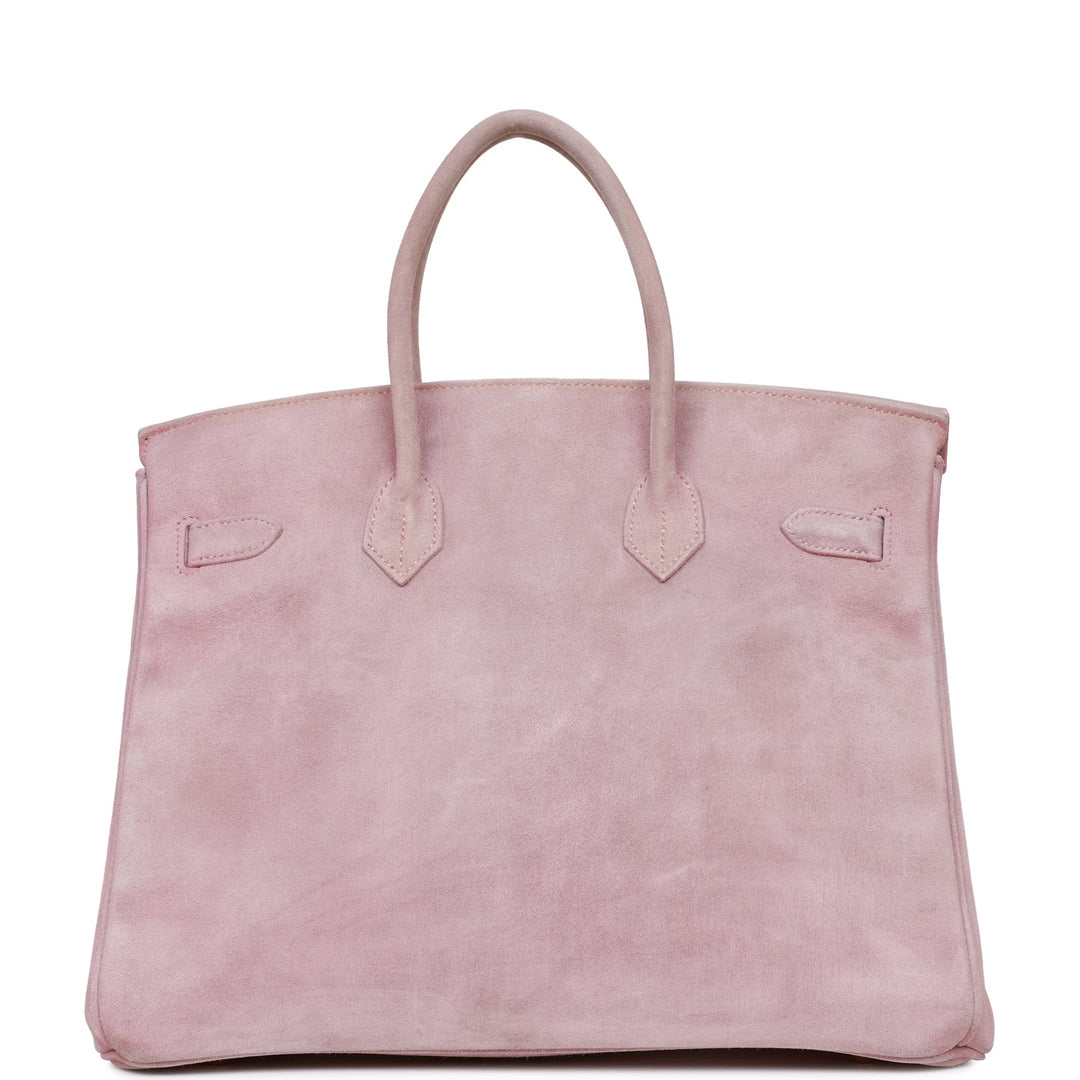 Vintage Top quality Hermes Birkin 35 Lilac Doblis Gold Hardware