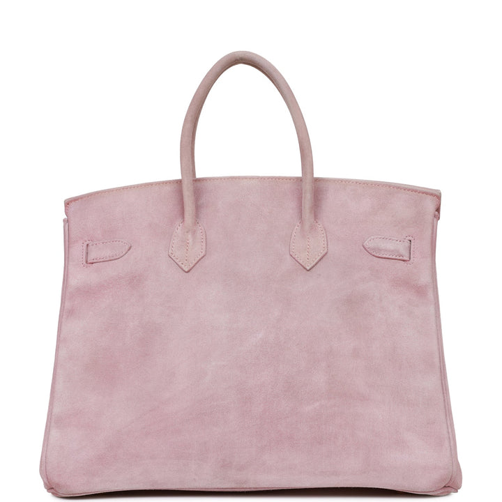 Vintage Top quality Hermes Birkin 35 Lilac Doblis Gold Hardware