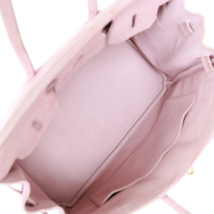 Vintage Top quality Hermes Birkin 35 Lilac Doblis Gold Hardware