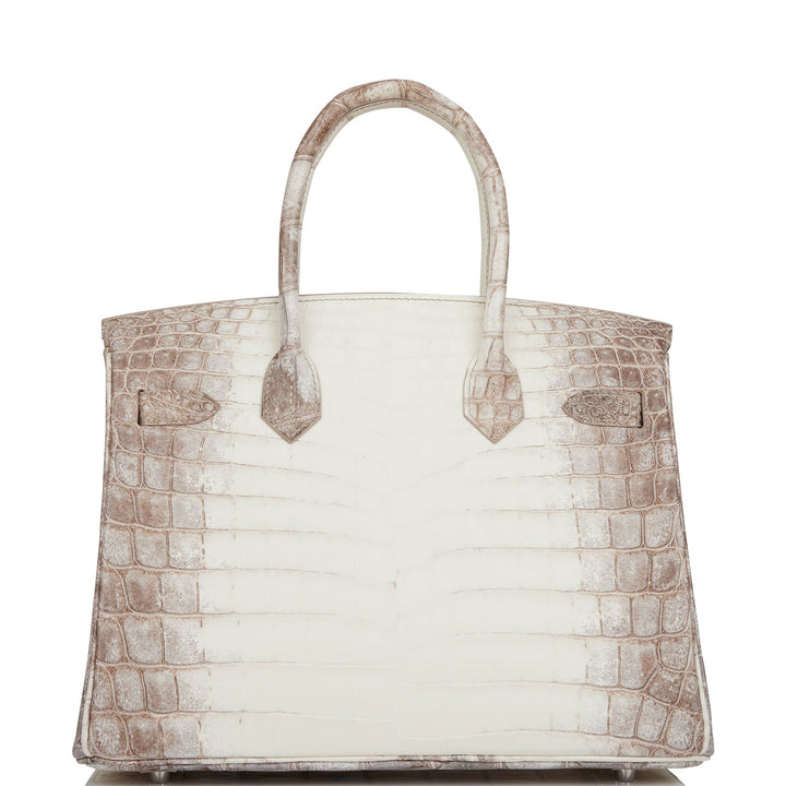 Hermes Birkin 30 Himalaya Niloticus Crocodile Palladium Hardware