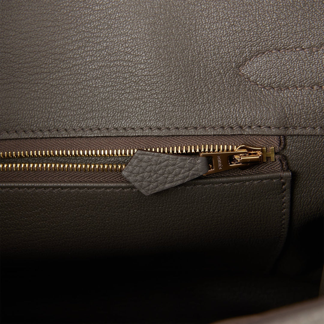 Hermes Birkin 30 Etain Togo Rose Gold Hardware