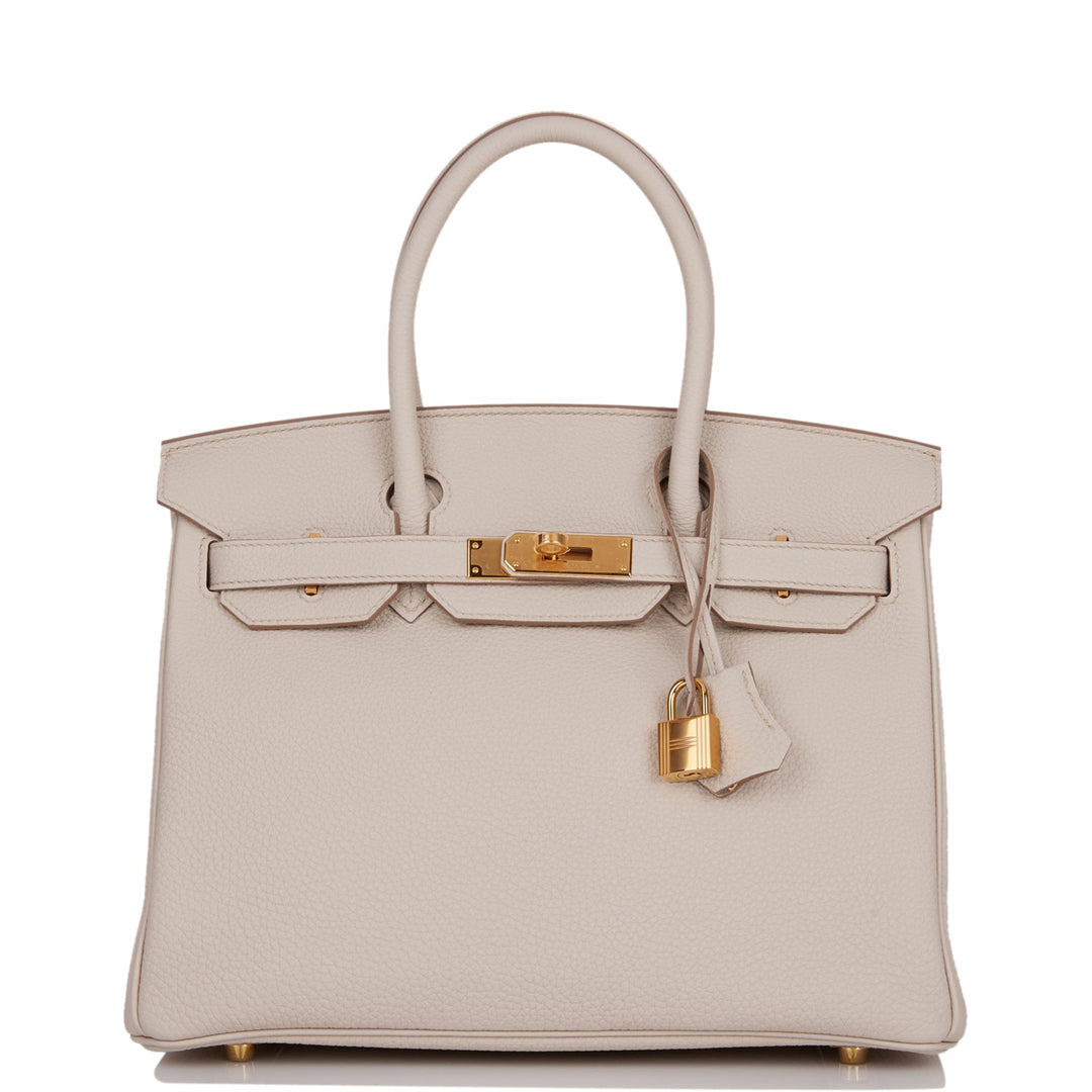 Top quality Hermes Birkin 30 Beton Togo Gold Hardware