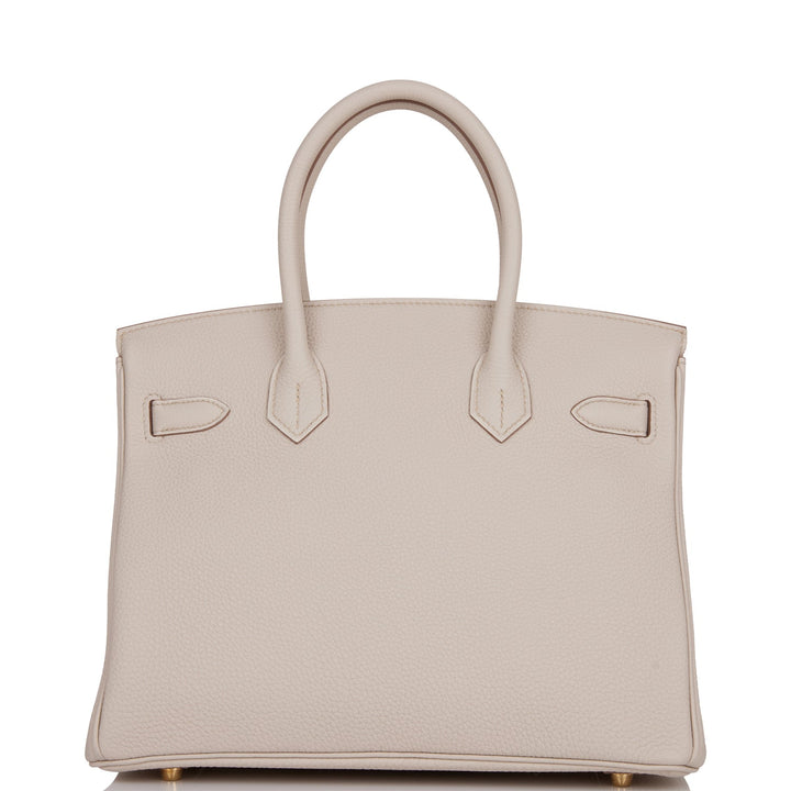 Top quality Hermes Birkin 30 Beton Togo Gold Hardware