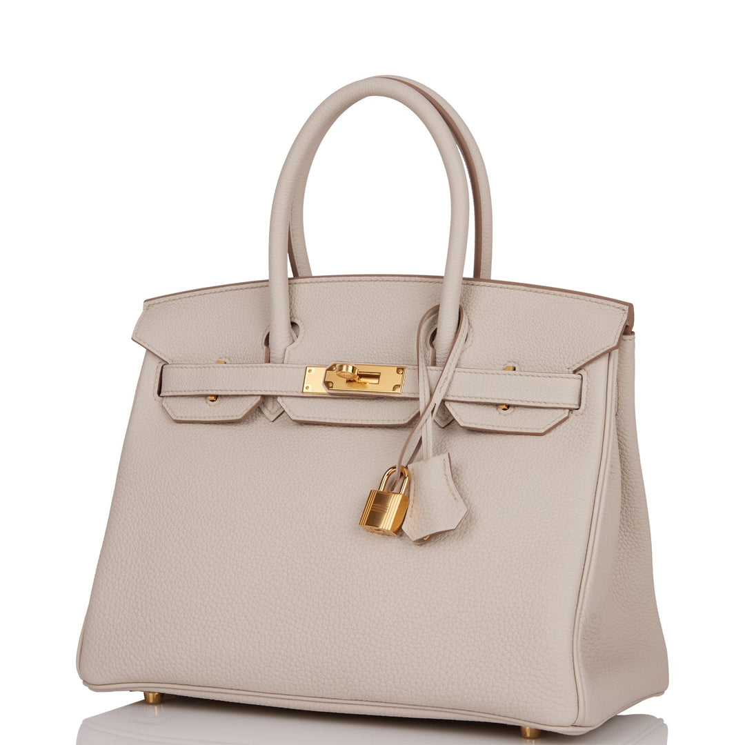 Top quality Hermes Birkin 30 Beton Togo Gold Hardware