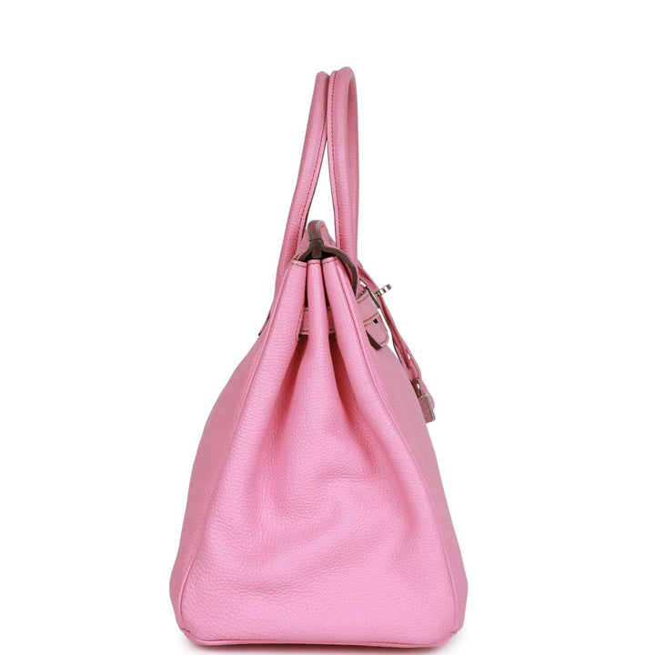 Hermes Birkin 35 Bubblegum Togo Palladium Hardware
