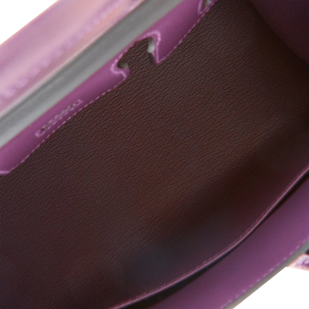 Hermes Birkin 25 Sellier Cassis Veau Madame Gold Hardware