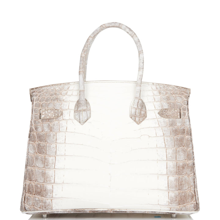Hermes Birkin 30 Himalaya Niloticus Crocodile Palladium Hardware