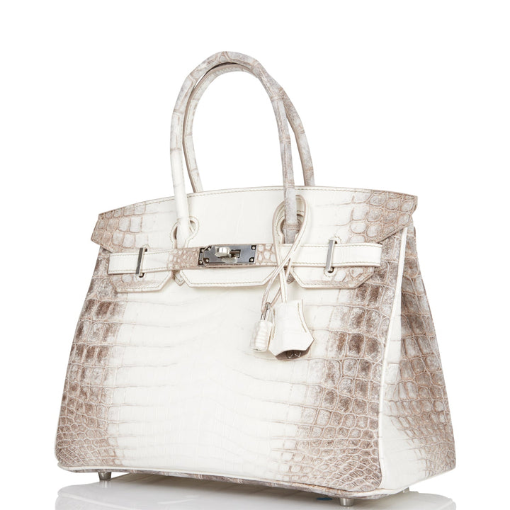 Hermes Birkin 30 Himalaya Niloticus Crocodile Palladium Hardware