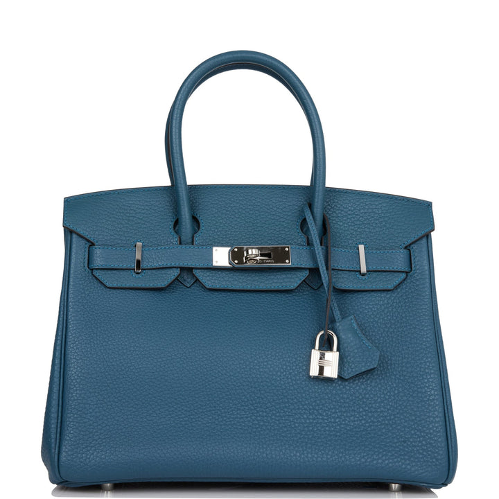 Hermes Birkin 30 Colvert Togo Palladium Hardware