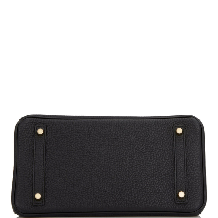 Hermes Birkin 30 Black Togo Gold Hardware