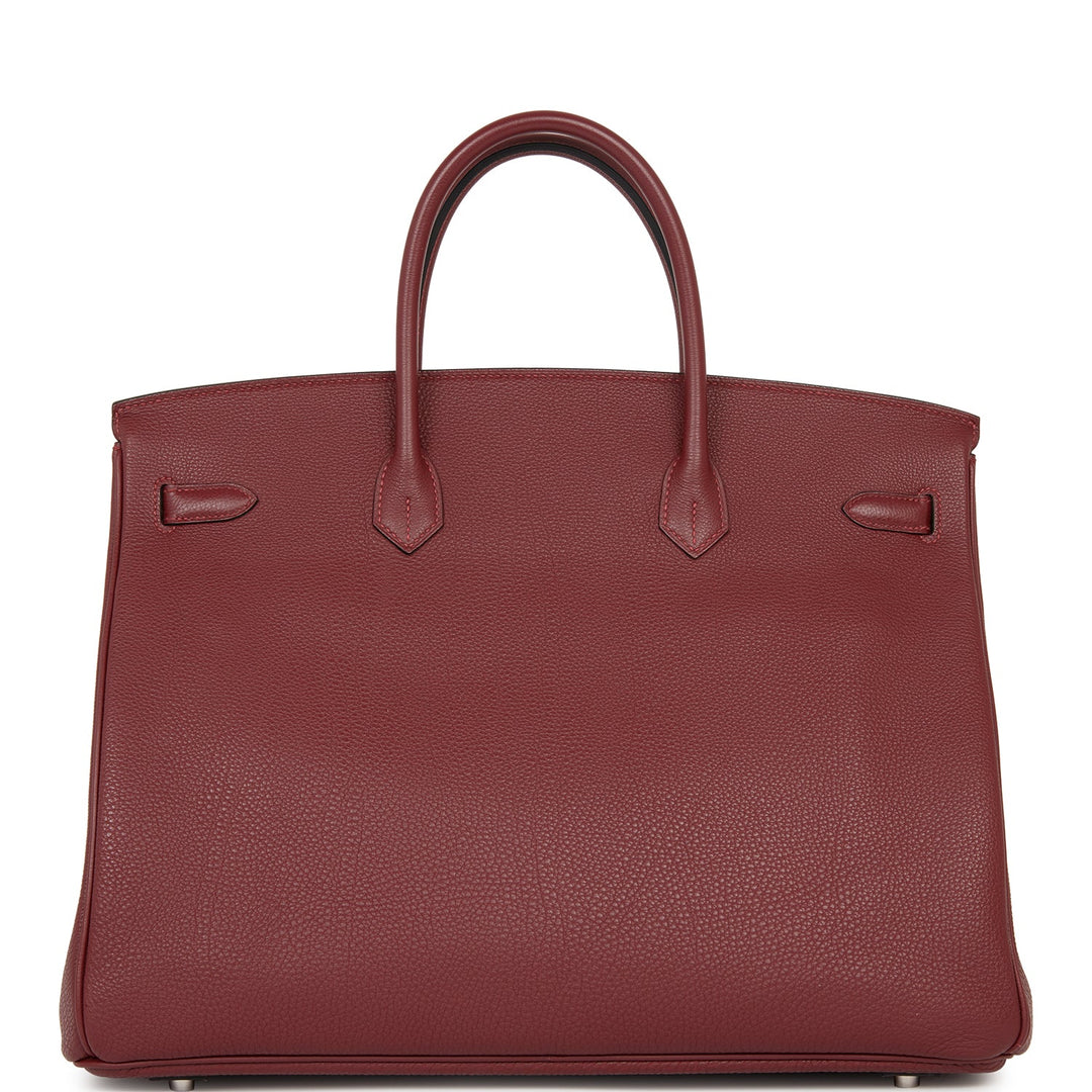Top quality Hermes Birkin 40 Rouge H Togo Palladium Hardware