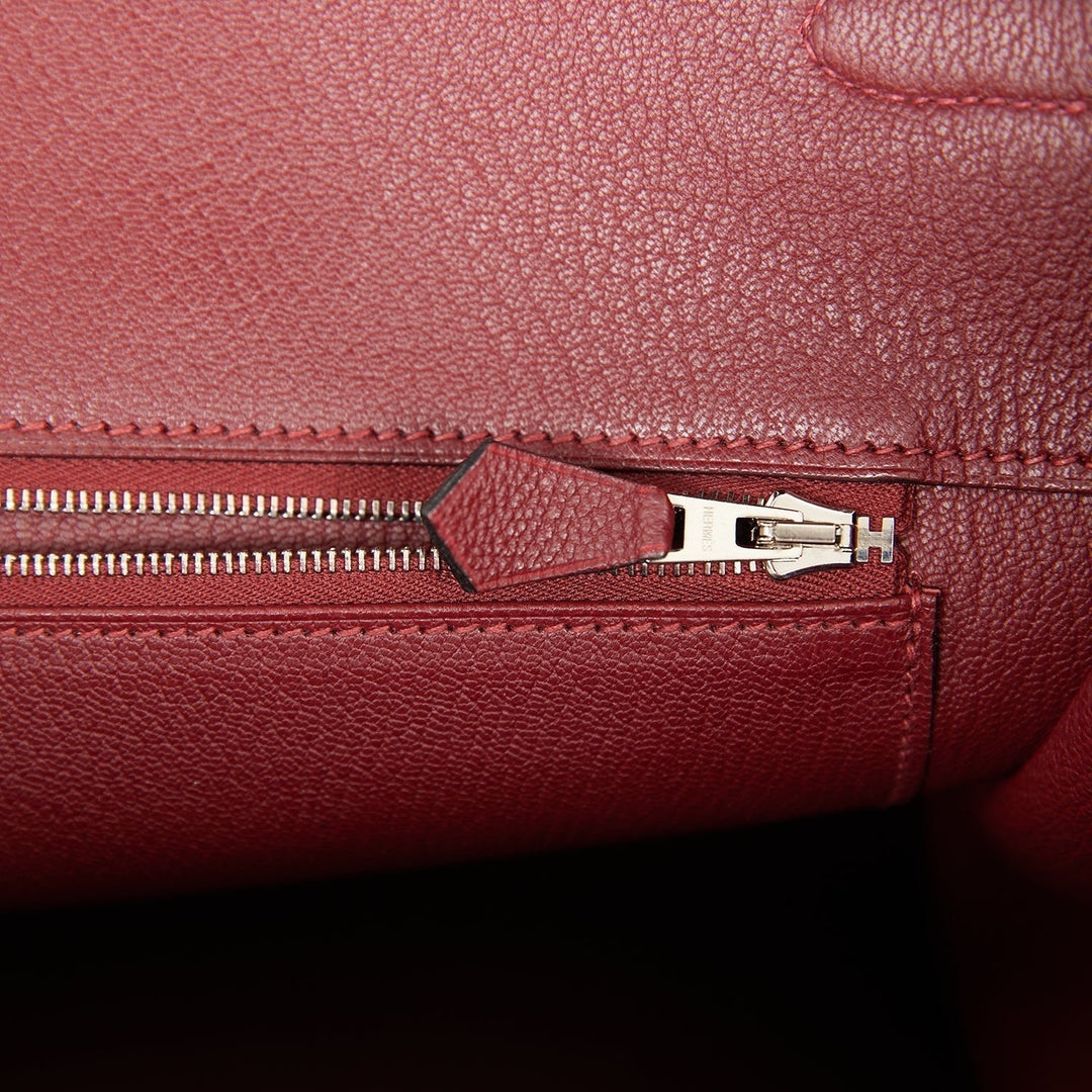 Top quality Hermes Birkin 40 Rouge H Togo Palladium Hardware