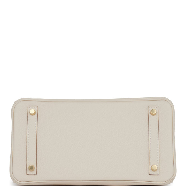 Hermes Birkin 30 Craie Togo Gold Hardware