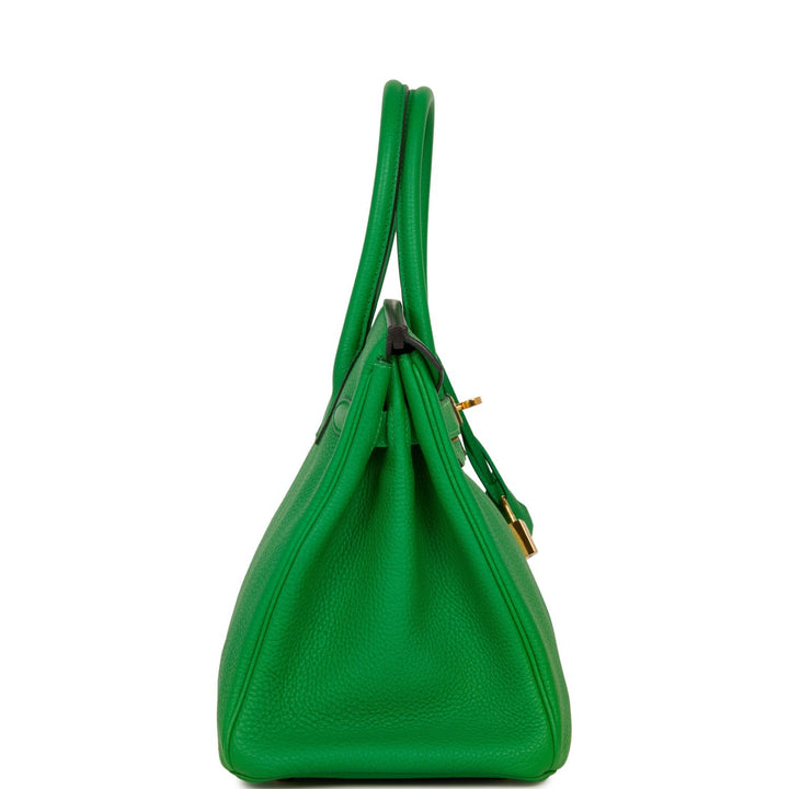 Hermes Birkin 30 Bambou Togo Gold Hardware