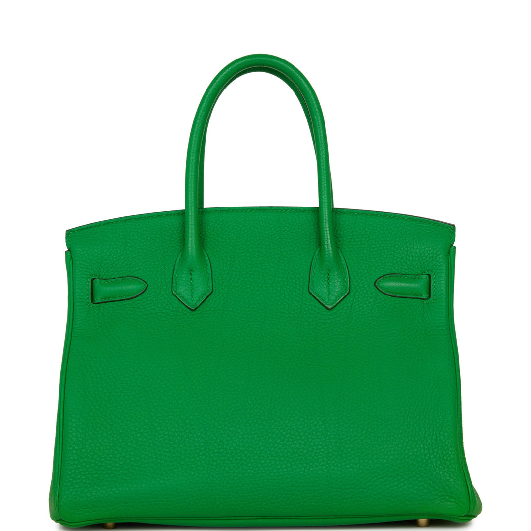 Hermes Birkin 30 Bambou Togo Gold Hardware