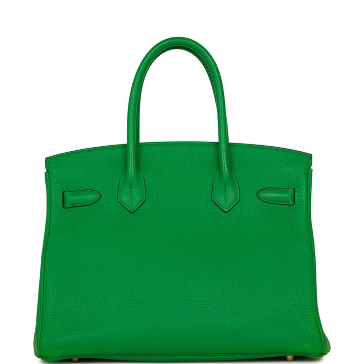 Hermes Birkin 30 Bambou Togo Gold Hardware