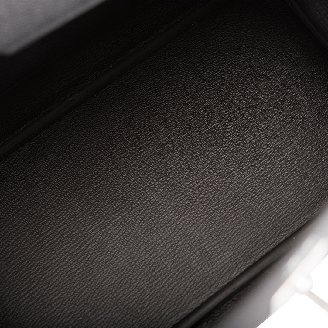 Hermes Birkin 30 Black Epsom Palladium Hardware