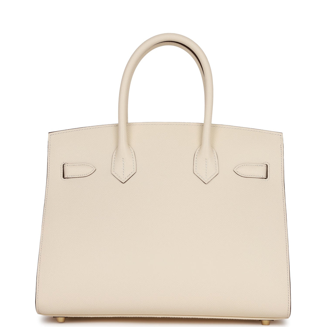 Hermes Birkin 30 Sellier Nata Epsom Gold Hardware
