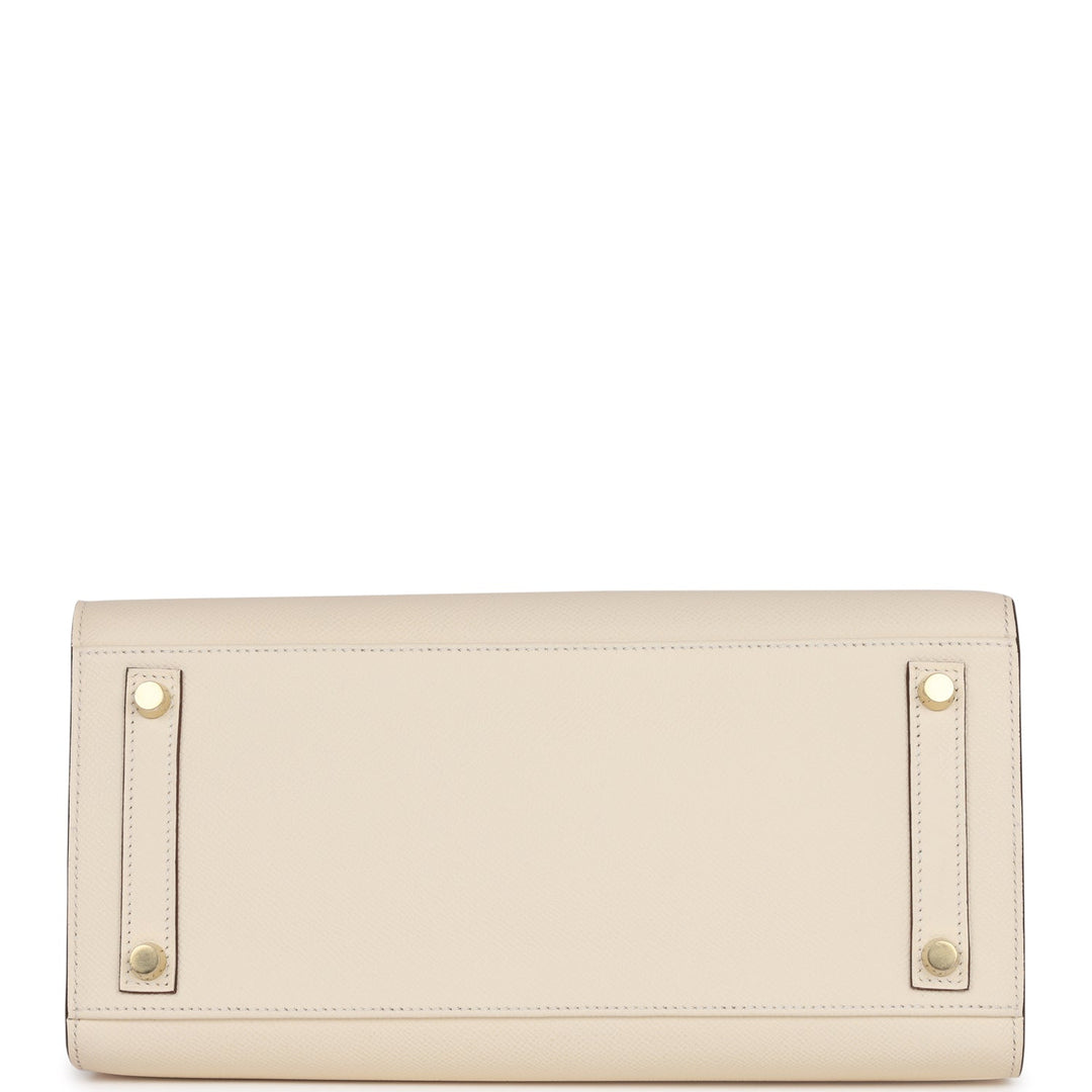Hermes Birkin 30 Sellier Nata Epsom Gold Hardware