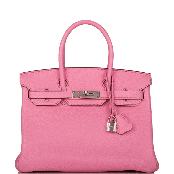 Hermes Birkin 30 Bubblegum Togo Palladium Hardware