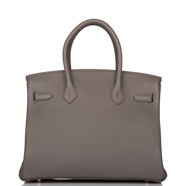 Hermes Birkin 30 Etain Togo Rose Gold Hardware