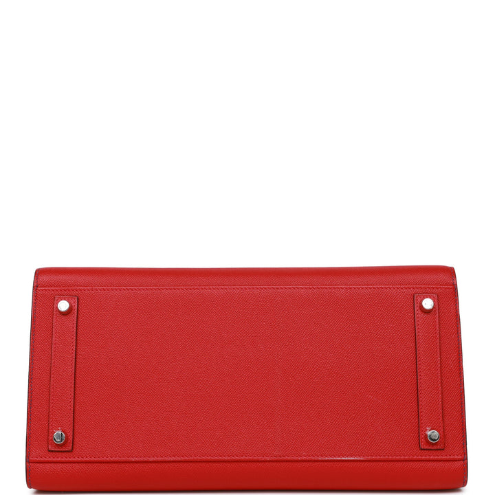 Hermes Birkin 35 Sellier Rainbow Epsom Palladium Hardware
