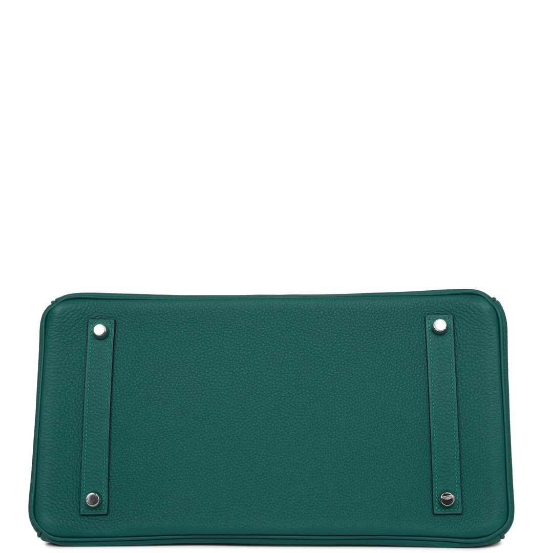 Hermes Birkin 35 Malachite Togo Palladium Hardware