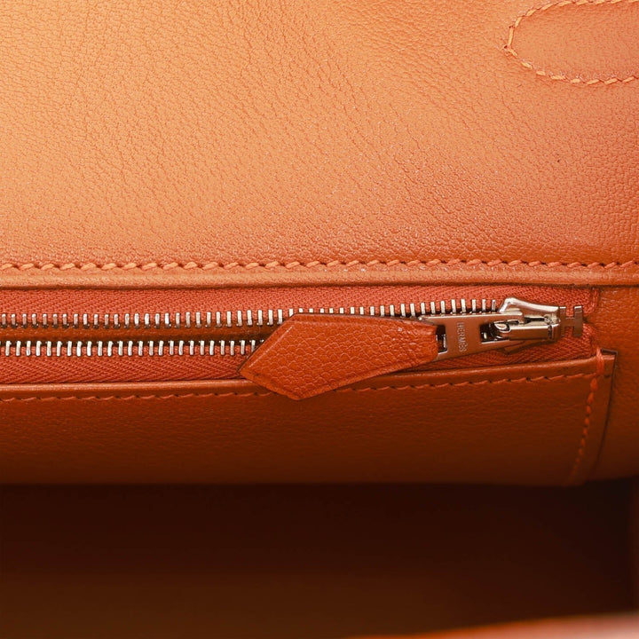 Hermes Birkin 35 Potiron Chevre Palladium Hardware