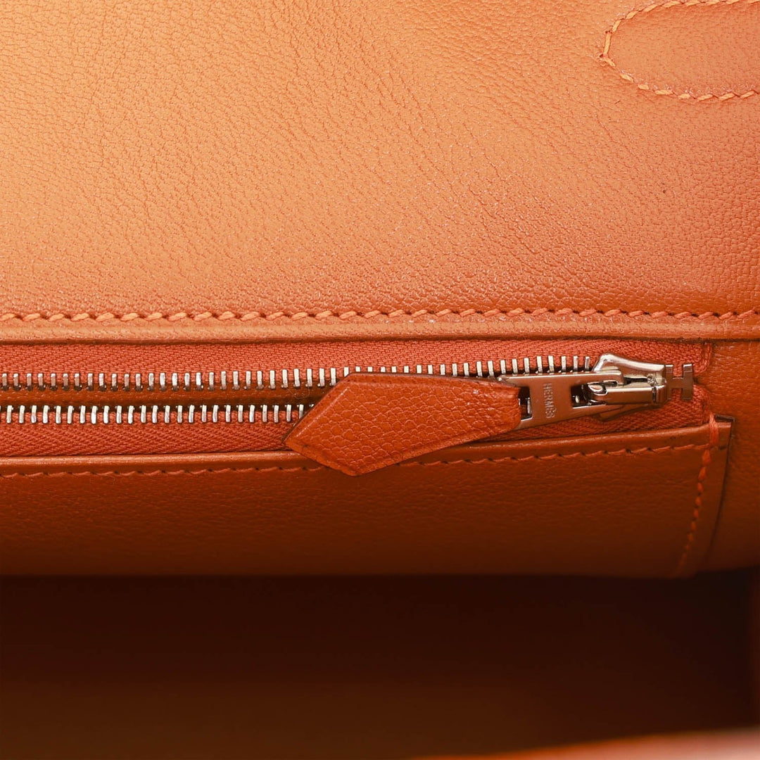 Hermes Birkin 35 Potiron Chevre Palladium Hardware
