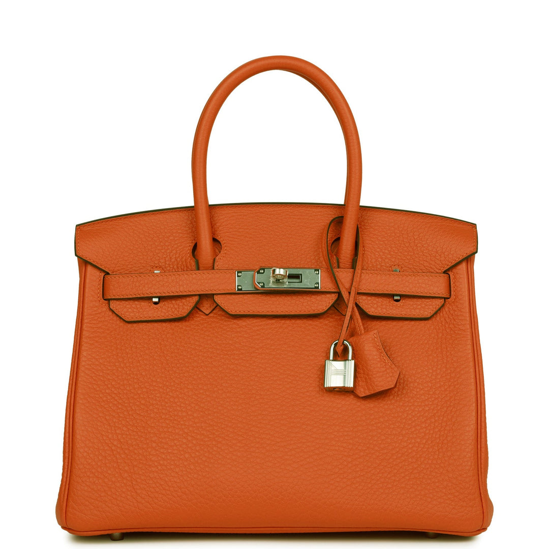top quality Hermes Birkin 30 Feu Clemence Palladium Hardware