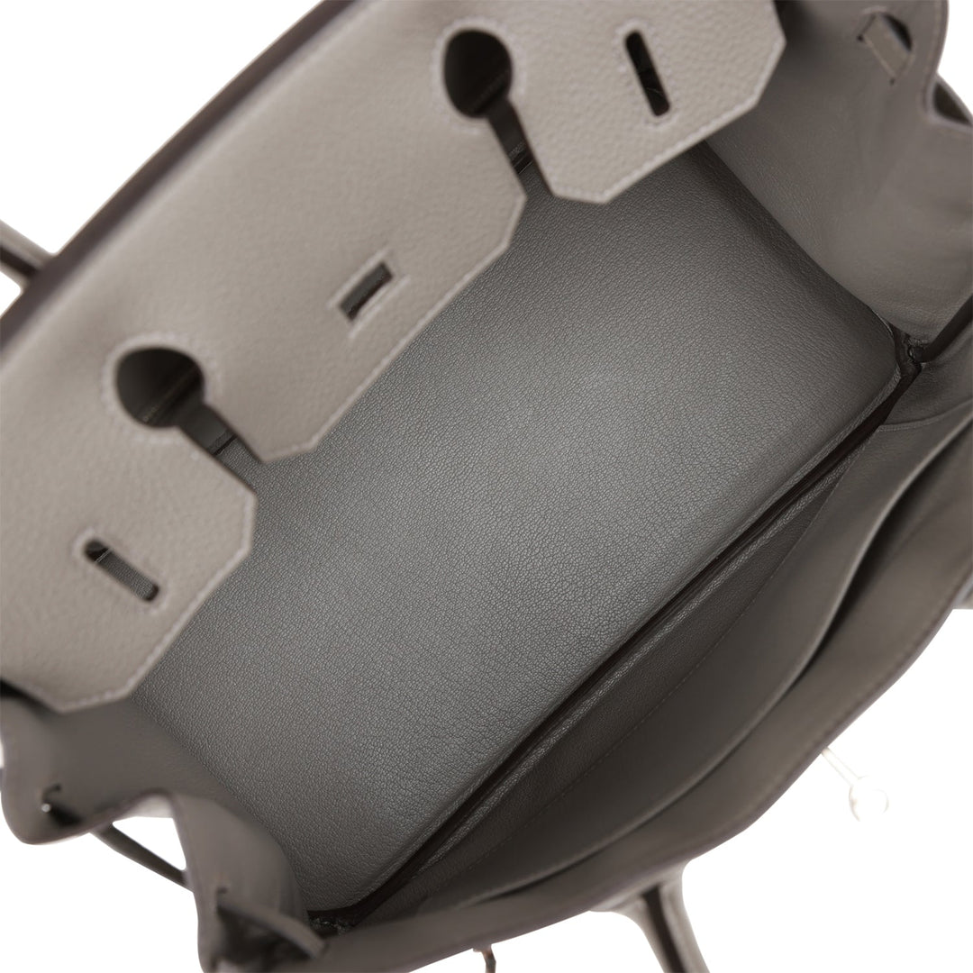 Top quality Hermes Birkin 30 Gris Meyer Togo Palladium Hardware