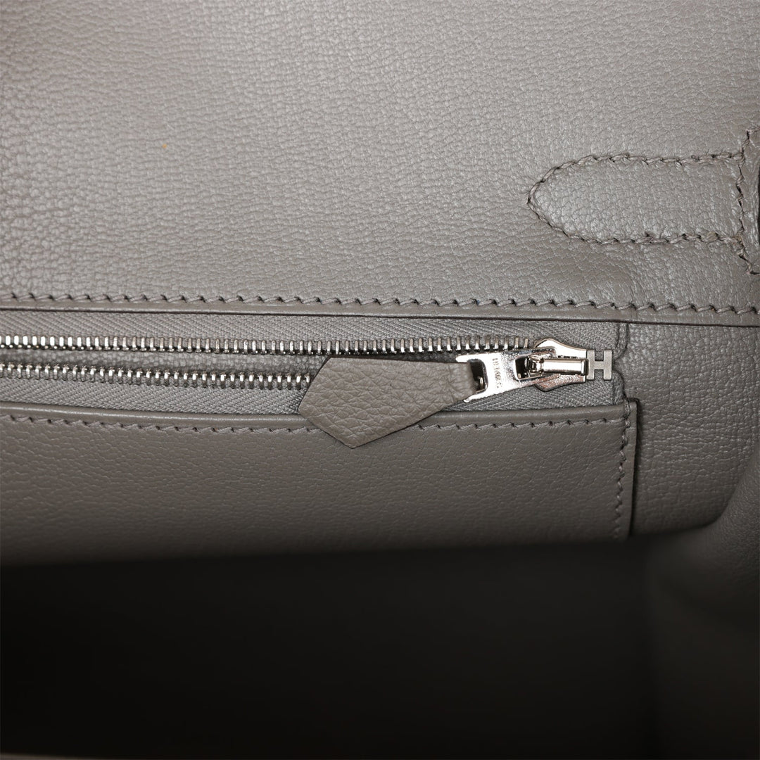 Top quality Hermes Birkin 30 Gris Meyer Togo Palladium Hardware