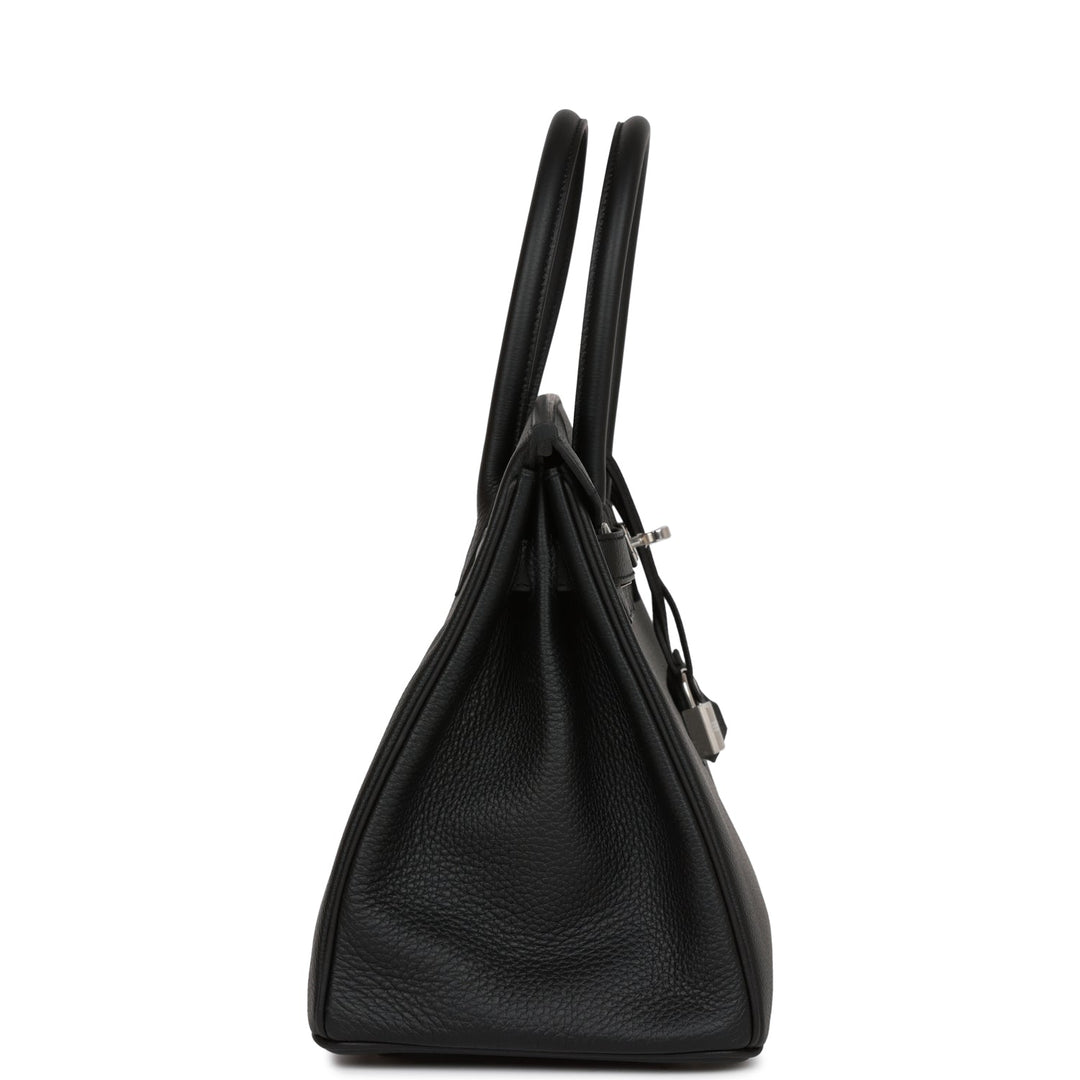 Hermes Birkin 30 Black Togo Palladium Hardware